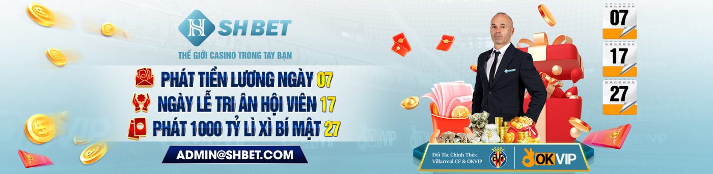 THẾ GIỚI CASINO TRONG TAY BẠN NẠP TIỀN NGÀY VÀNG NGÀY 02-12-15-22 TẶNG 5% Đối tác chính thức Vilarreal CF OK