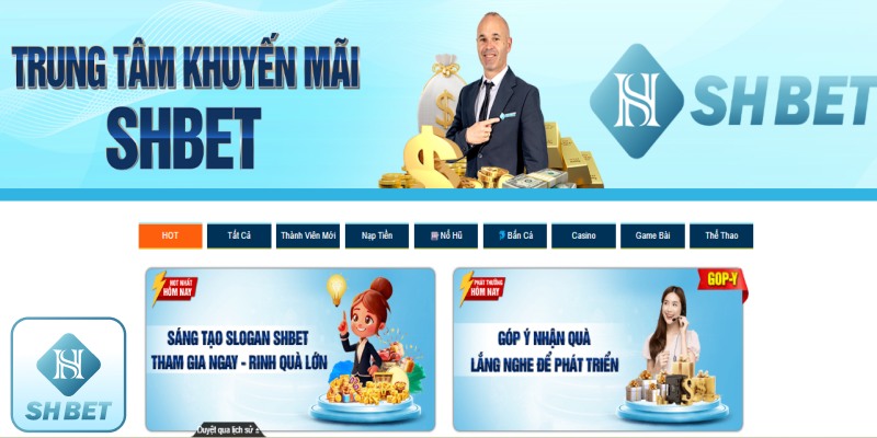 Các khuyến mãi đỉnh cao tại web cược SHBET