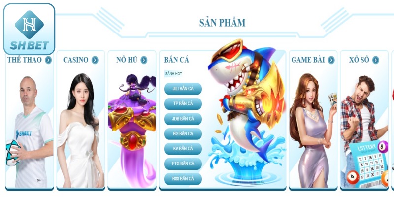 Khám phá kho game đặc sắc tại SHBET